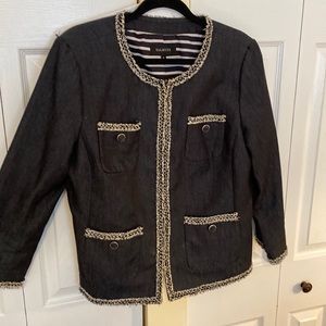 Talbots. Size 14. Channel style Blazer.